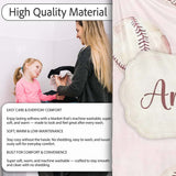 Watercolor Baseball Balls on Soft Beige Background Seamless Pattern  Personalised Custom Name Super Soft Fleece Blanket Bed Sofa Throw
