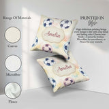 Custom Name Watercolor Soccer on Soft Pastel Background Seamless Square Filled Cushion Throw Pillow Sofa Bed Home Decor Zip Washable UK Made
