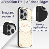 Cute Hamster Cartoon Animal Decorative Design Custom Name Protective Phone Case Mobile Cover Durable Everyday Smartphone Shock Resistant