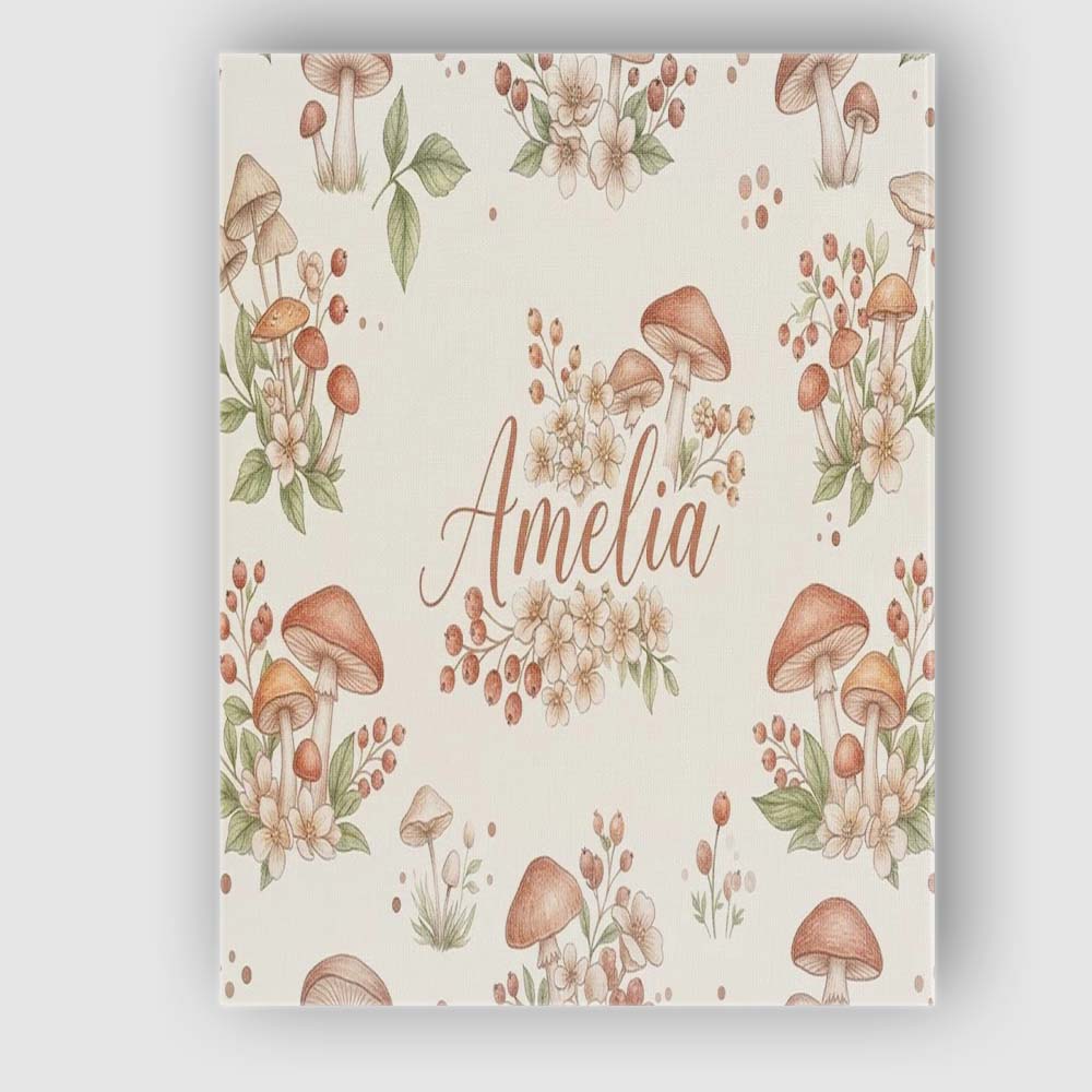 Personalised Name Boho Hot Air Balloon Custom  Modern Room Accent Elegant Feature Canvas Wall Art Print Decor Picture Ready to Hang