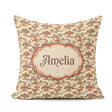 Custom Name Rustic Desert Tree Scenic Seamless Pattern Name Cute Square Filled Cushion Throw Pillow Sofa Bed Home Decor Zip Washable UK Made