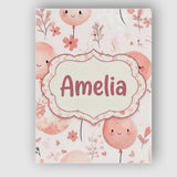 Personalised Name Cute Balloon Pastel Kids Custom  Unique Gift Idea Elegant Feature Canvas Wall Art Print Decor Picture Ready to Hang