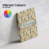 Personalised Name Abstract Geometric Custom Premium Decorative Design Modern Room Accent Canvas Wall Art Print Decor Picture Ready to Hang