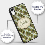 Realistic Tropical Palm Tree Sky Printed Design Custom Name Protective Phone Case Mobile Cover Durable Everyday Smartphone Shock Resistant