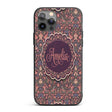 Colorful Birds and Wildflowers Seamless Pattern Custom Name Protective Phone Case Mobile Cover Durable Everyday Smartphone Shock Resistant