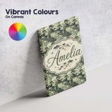 Personalised Name Traditional Asian Landscape Custom Unique Gift Idea Modern Room Accent Canvas Wall Art Print Decor Picture Ready to Hang