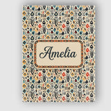 Personalised Name Modern Abstract Tribal Custom  Unique Gift Idea Elegant Feature Canvas Wall Art Print Decor Picture Ready to Hang