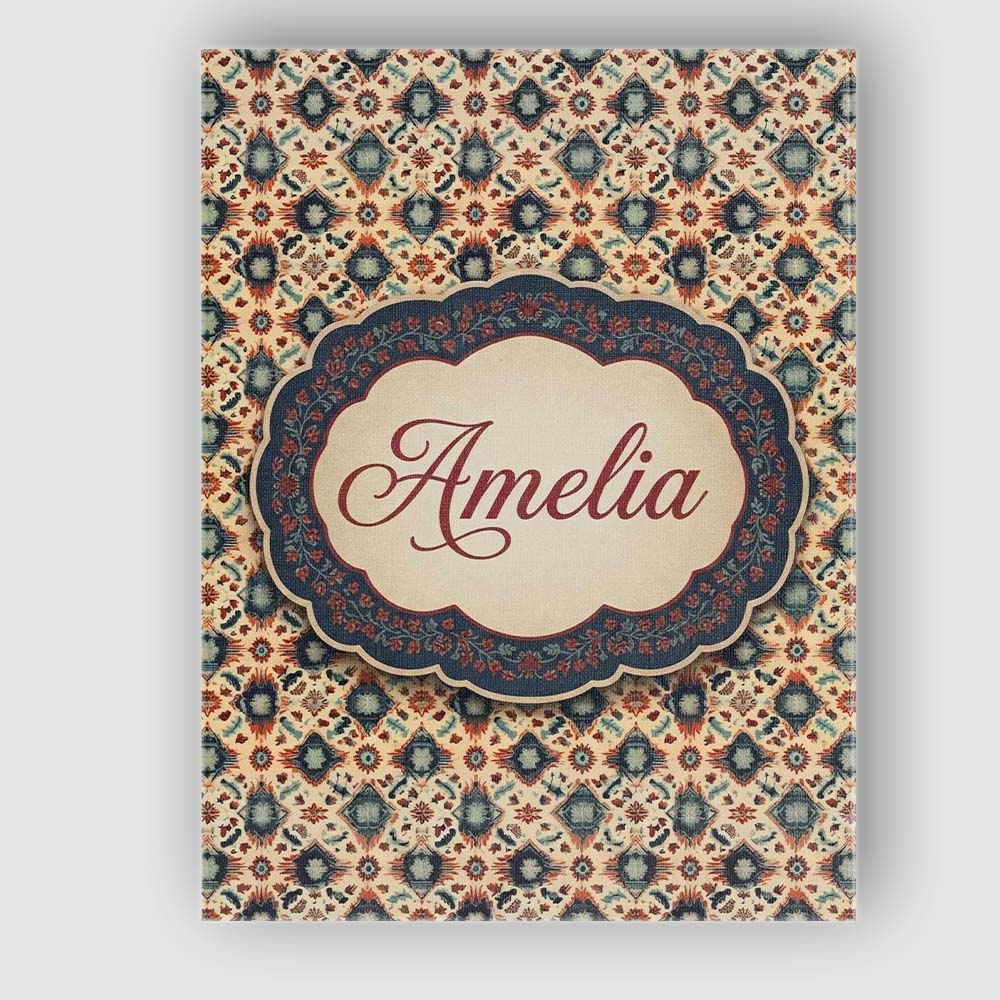 Personalised Name Traditional Tribal Custom Premium Decorative Design Modern Room Accent Canvas Wall Art Print Decor Picture Ready to Hang
