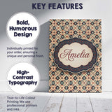 Personalised Name Traditional Tribal Custom Premium Decorative Design Modern Room Accent Canvas Wall Art Print Decor Picture Ready to Hang