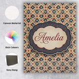 Personalised Name Traditional Tribal Custom Premium Decorative Design Modern Room Accent Canvas Wall Art Print Decor Picture Ready to Hang