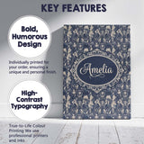 Personalised Name Victorian Ladies and Custom  Modern Room Accent Elegant Feature Canvas Wall Art Print Decor Picture Ready to Hang