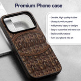 Herringbone Wood Flooring Parquet Printed Design Custom Name Protective Phone Case Mobile Cover Durable Everyday Smartphone Shock Resistant