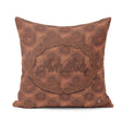 Custom Name Rich Swirling Wood Grain Texture Seamless Name Cute Square Filled Cushion Throw Pillow Sofa Bed Home Decor Zip Washable UK Made