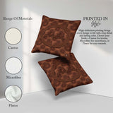 Custom Name Rich Swirling Wood Grain Texture Seamless Name Cute Square Filled Cushion Throw Pillow Sofa Bed Home Decor Zip Washable UK Made