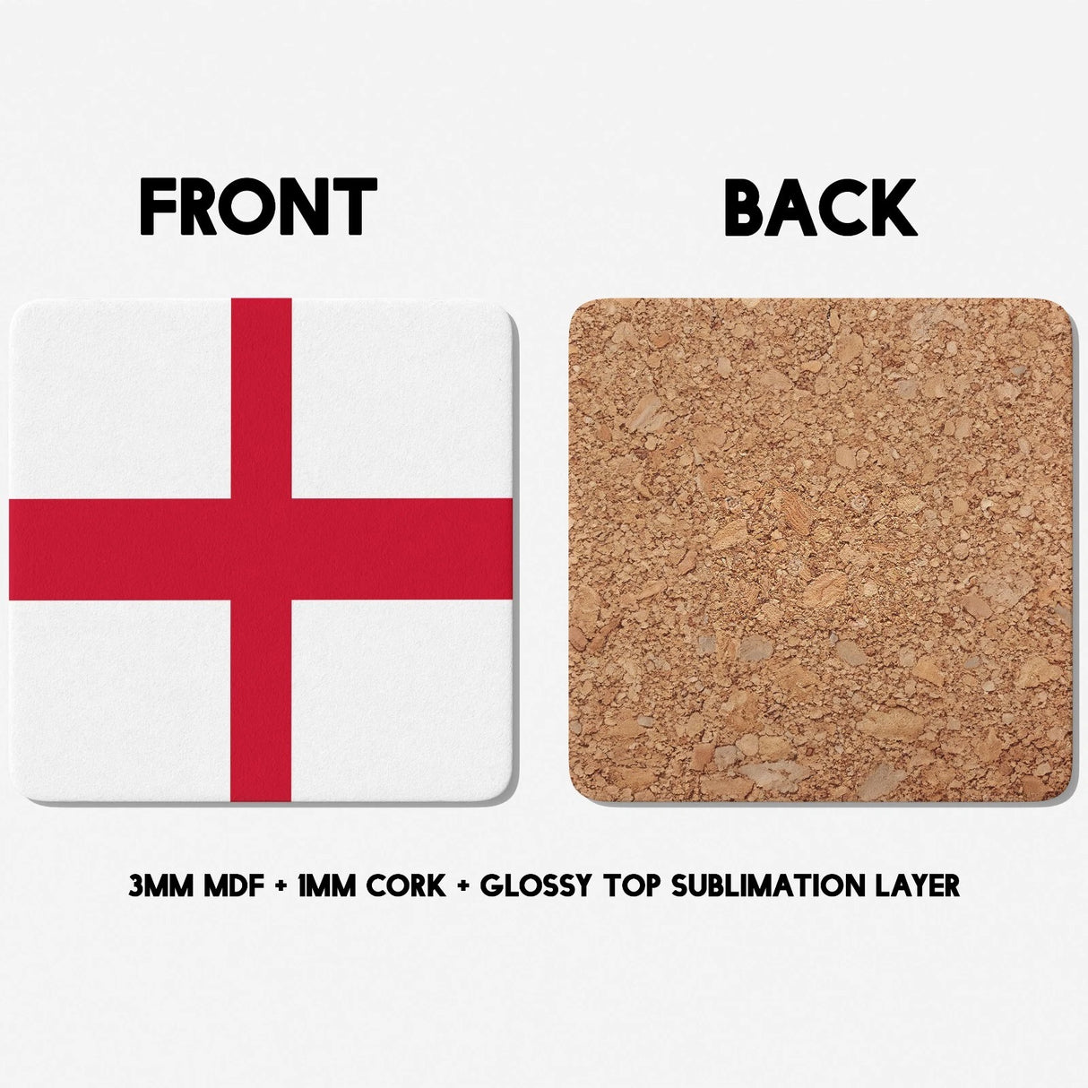 England Flag Coaster
