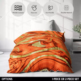 Liquid Marble Abstract Duvet Cover
