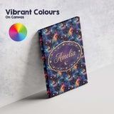 Personalised Name Swirling Colorful Galaxy Custom  Unique Gift Idea Elegant Feature Canvas Wall Art Print Decor Picture Ready to Hang