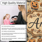 Halloween Pumpkins with Witch Hats and Stars on Vintage Background  Personalised Custom Name Super Soft Fleece Blanket Bed Sofa Throw
