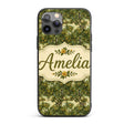 Lush Green Orchard Trees with Golden Fruit Scenic Custom Name Protective Phone Case Mobile Cover Durable Everyday Smartphone Shock Resistant