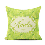 Custom Name Fluid Marble Abstract Seamless Pattern Modern Design Square Filled Cushion Throw Pillow Sofa Bed Home Decor Zip Washable UK Made