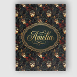 Personalised Name Nouveau Style Mask Custom  Contemporary Display Elegant Feature Canvas Wall Art Print Decor Picture Ready to Hang
