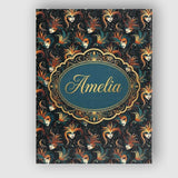 Personalised Name Stylised Fantasy Mask Custom  Modern Room Accent Elegant Feature Canvas Wall Art Print Decor Picture Ready to Hang