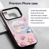 Mermaid Ocean Friends Jellyfish Starfish Blush Custom Name Protective Phone Case Mobile Cover Durable Everyday Smartphone Shock Resistant