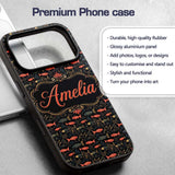 Underwater Garden Fish Pattern with Lush Sea Custom Name Protective Phone Case Mobile Cover Durable Everyday Smartphone Shock Resistant