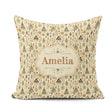 Custom Name Tribal Geometric Pattern with Circles and Symbols in Square Filled Cushion Throw Pillow Sofa Bed Home Decor Zip Washable UK Made