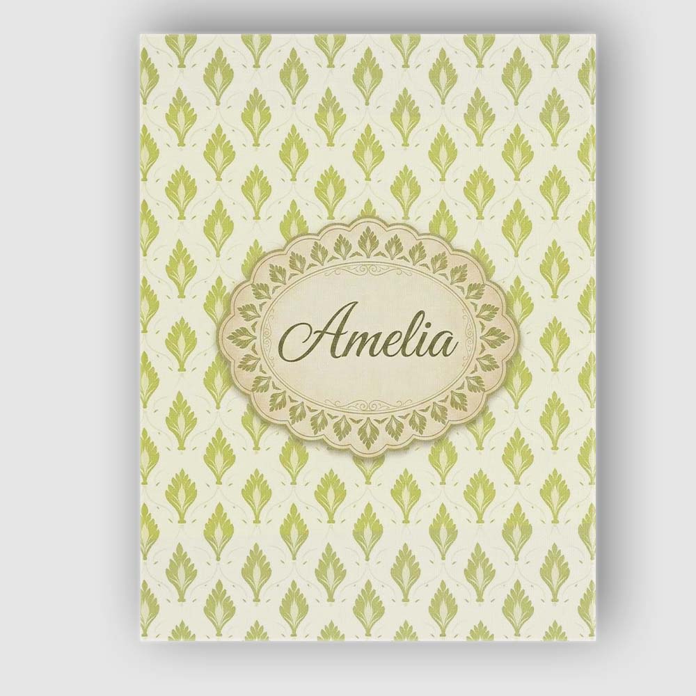 Personalised Name Minimalist Light Green Custom  Unique Gift Idea Elegant Feature Canvas Wall Art Print Decor Picture Ready to Hang