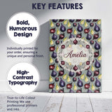 Personalised Name Colorful Onion Variety Custom  Unique Gift Idea Elegant Feature Canvas Wall Art Print Decor Picture Ready to Hang