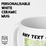 Personalised Upload Your Own Photos Custom Text Coffee Cup Tea Mug Gift Him Her