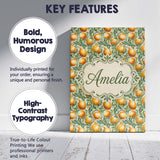 Personalised Name Ornate Golden Onion Vine Custom  Unique Gift Idea Elegant Feature Canvas Wall Art Print Decor Picture Ready to Hang