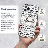 Realistic Orca Whale Seamless Printed Design Custom Name Protective Phone Case Mobile Cover Durable Everyday Smartphone Shock Resistant