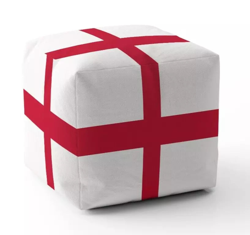England Flag Pouffee