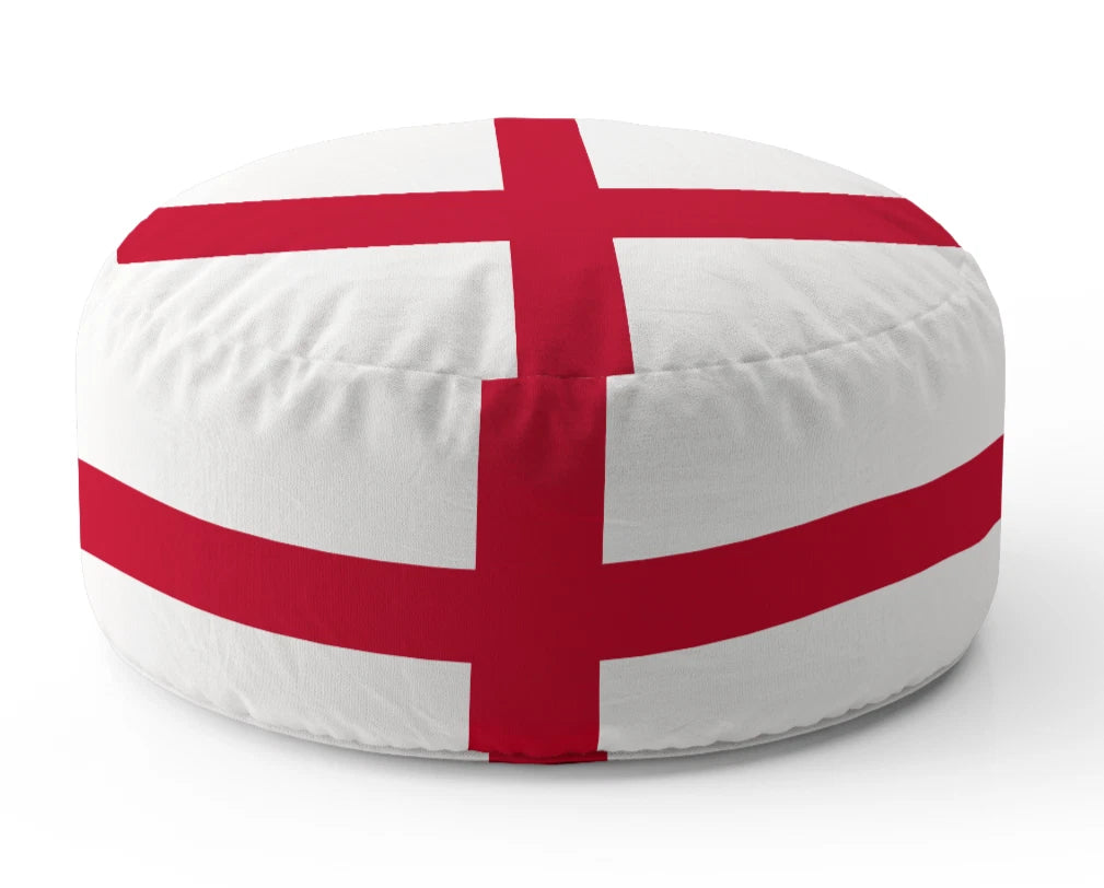 England Flag Pouffee