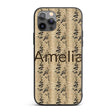 Natural Sand Crocodile Texture Printed Design Custom Name Protective Phone Case Mobile Cover Durable Everyday Smartphone Shock Resistant