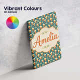 Personalised Name Popcorn Buckets and Custom Modern Room Accent Creative Decorator Style Canvas Wall Art Print Decor Picture Ready to Hang