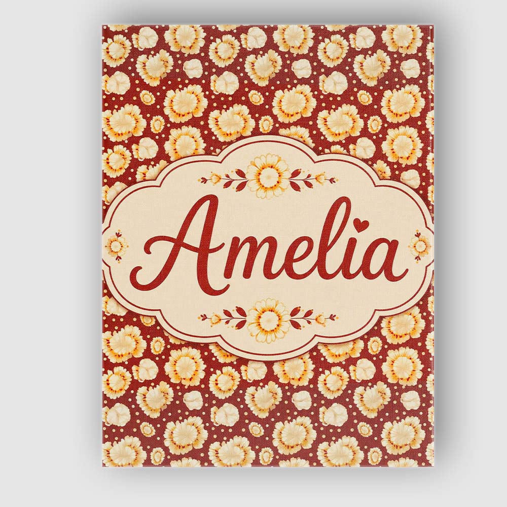 Personalised Name Butter Popcorn Bursts on Custom  Unique Gift Idea Elegant Feature Canvas Wall Art Print Decor Picture Ready to Hang