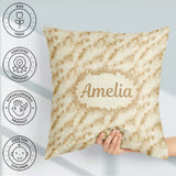 Custom Name Classic Crocodile Texture Pattern Realistic Leather Square Filled Cushion Throw Pillow Sofa Bed Home Decor Zip Washable UK Made