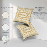 Custom Name Classic Crocodile Texture Pattern Realistic Leather Square Filled Cushion Throw Pillow Sofa Bed Home Decor Zip Washable UK Made
