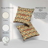 Custom Name Alpaca Rainbow Floral Pattern Artistic Animal Design Square Filled Cushion Throw Pillow Sofa Bed Home Decor Zip Washable UK Made