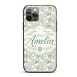 Cute Seal and Coral Watercolour Pastel Ocean Custom Name Protective Phone Case Mobile Cover Durable Everyday Smartphone Shock Resistant
