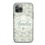 Cute Seal and Coral Watercolour Pastel Ocean Custom Name Protective Phone Case Mobile Cover Durable Everyday Smartphone Shock Resistant