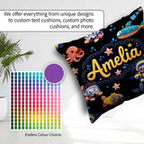 Custom Name with Scuba Divers Starfish and Whale on Grey Lovely Square Filled Cushion Throw Pillow Sofa Bed Home Decor Zip Washable UK Made