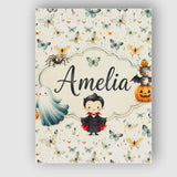 Personalised Name Soft Watercolor Butterflies Custom Unique Gift Idea Modern Room Accent Canvas Wall Art Print Decor Picture Ready to Hang