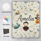 Personalised Name Soft Watercolor Butterflies Custom Unique Gift Idea Modern Room Accent Canvas Wall Art Print Decor Picture Ready to Hang