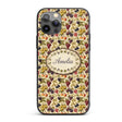 Classic Vintage Grapes Pear and Apple Botanical Custom Name Protective Phone Case Mobile Cover Durable Everyday Smartphone Shock Resistant