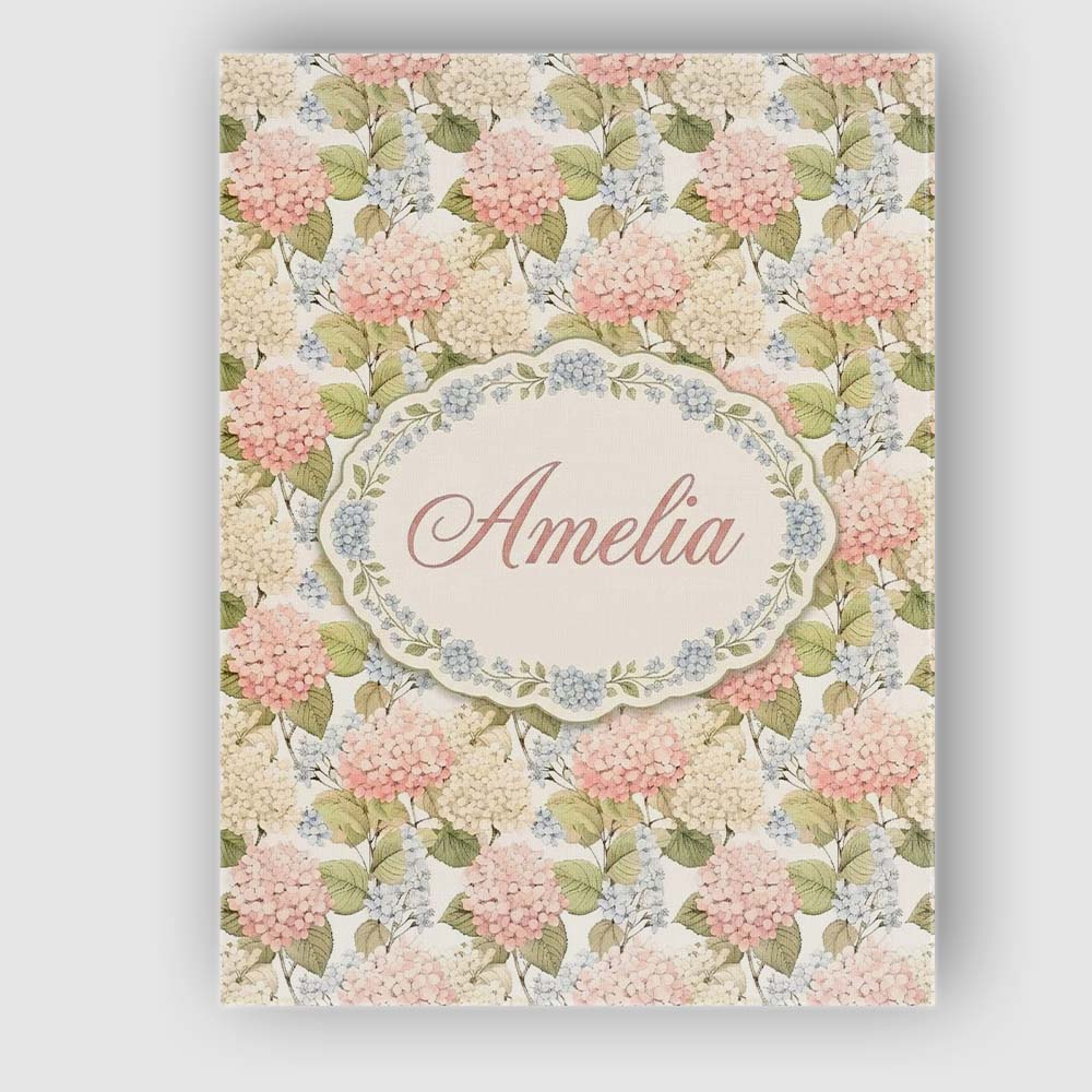 Personalised Name Soft Pink and Cream Custom Modern Room Accent Creative Decorator Style Canvas Wall Art Print Decor Picture Ready to Hang