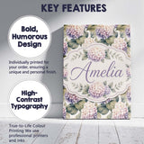 Personalised Name Cream and Lavender Custom Premium Decorative Design Modern Room Accent Canvas Wall Art Print Decor Picture Ready to Hang